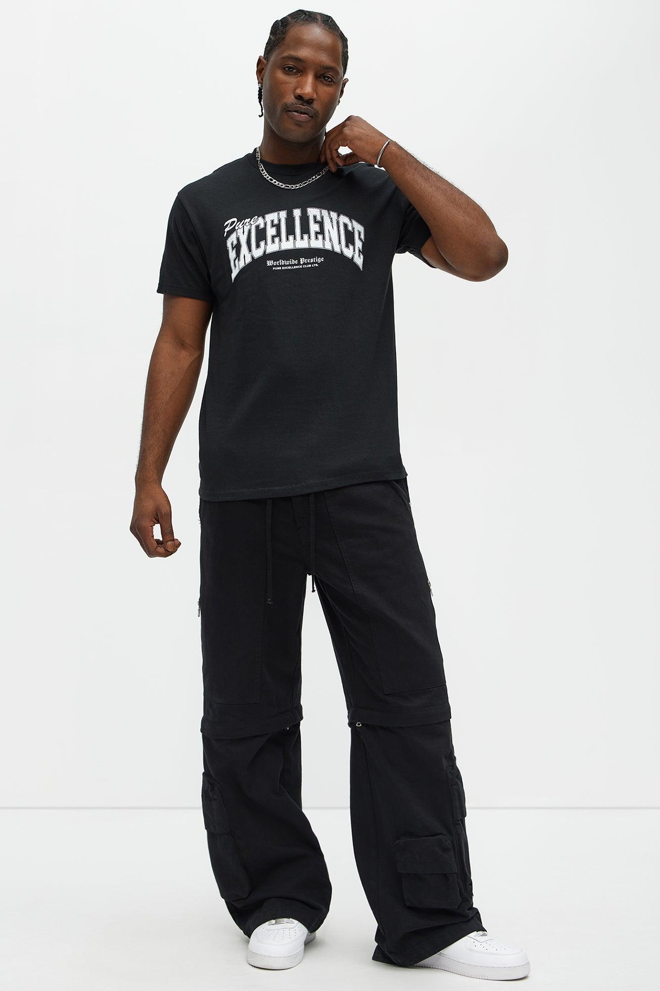 Pure Excellence Short Sleeve Tee - Black Product Image