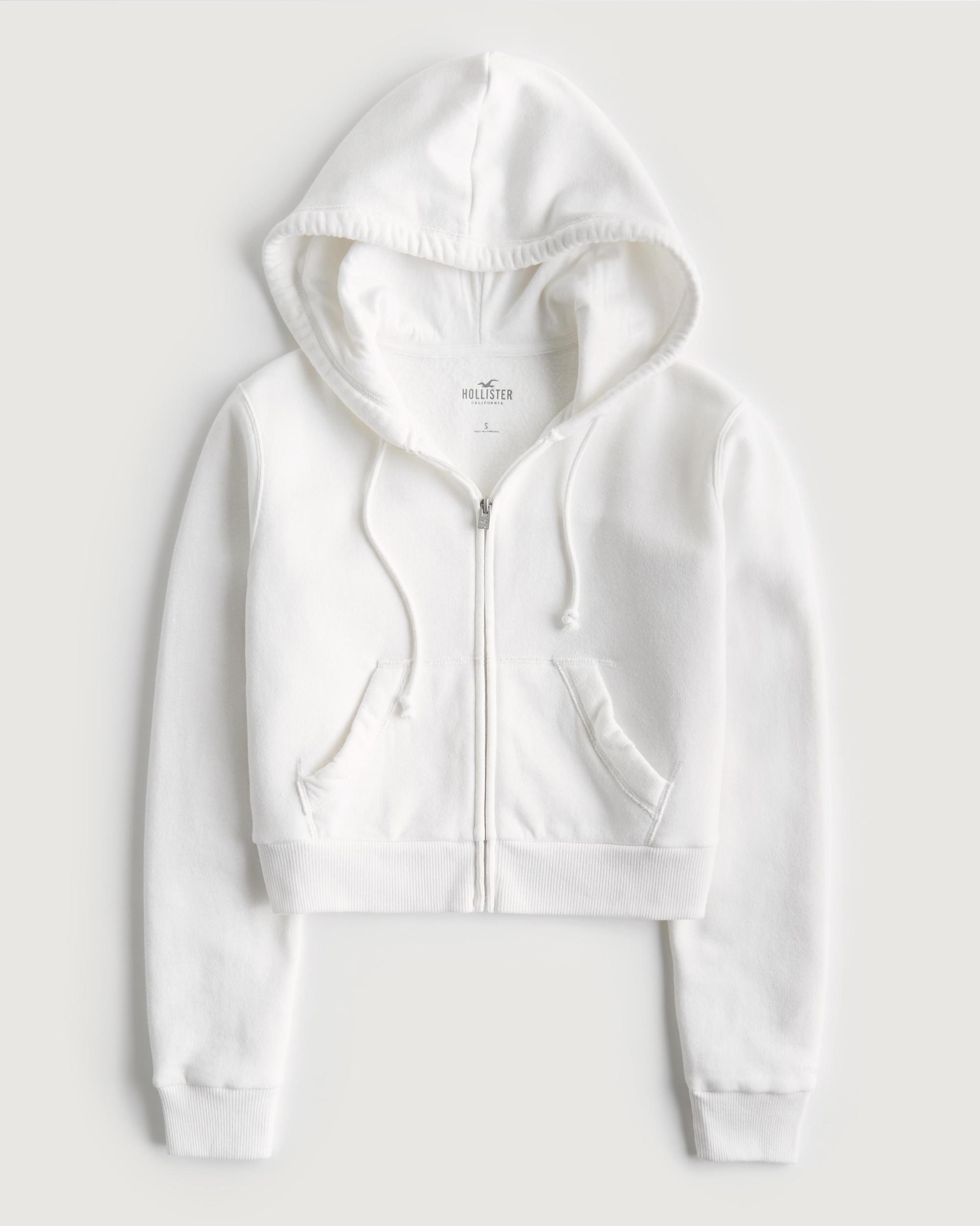 Hollister Feel Good Fleece Mini Zip-Up Hoodie Product Image
