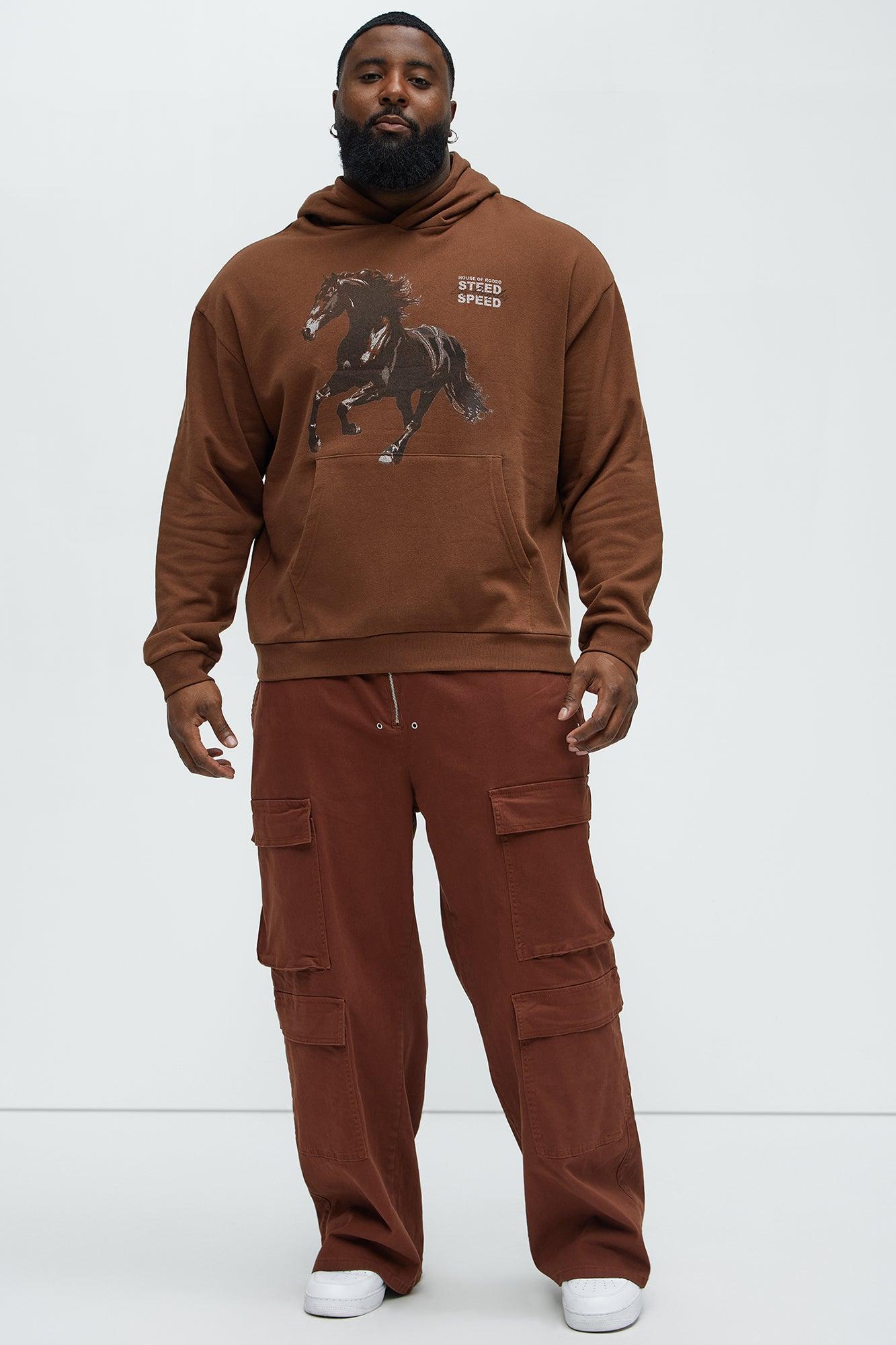 Steed Speed Hoodie - Brown Product Image