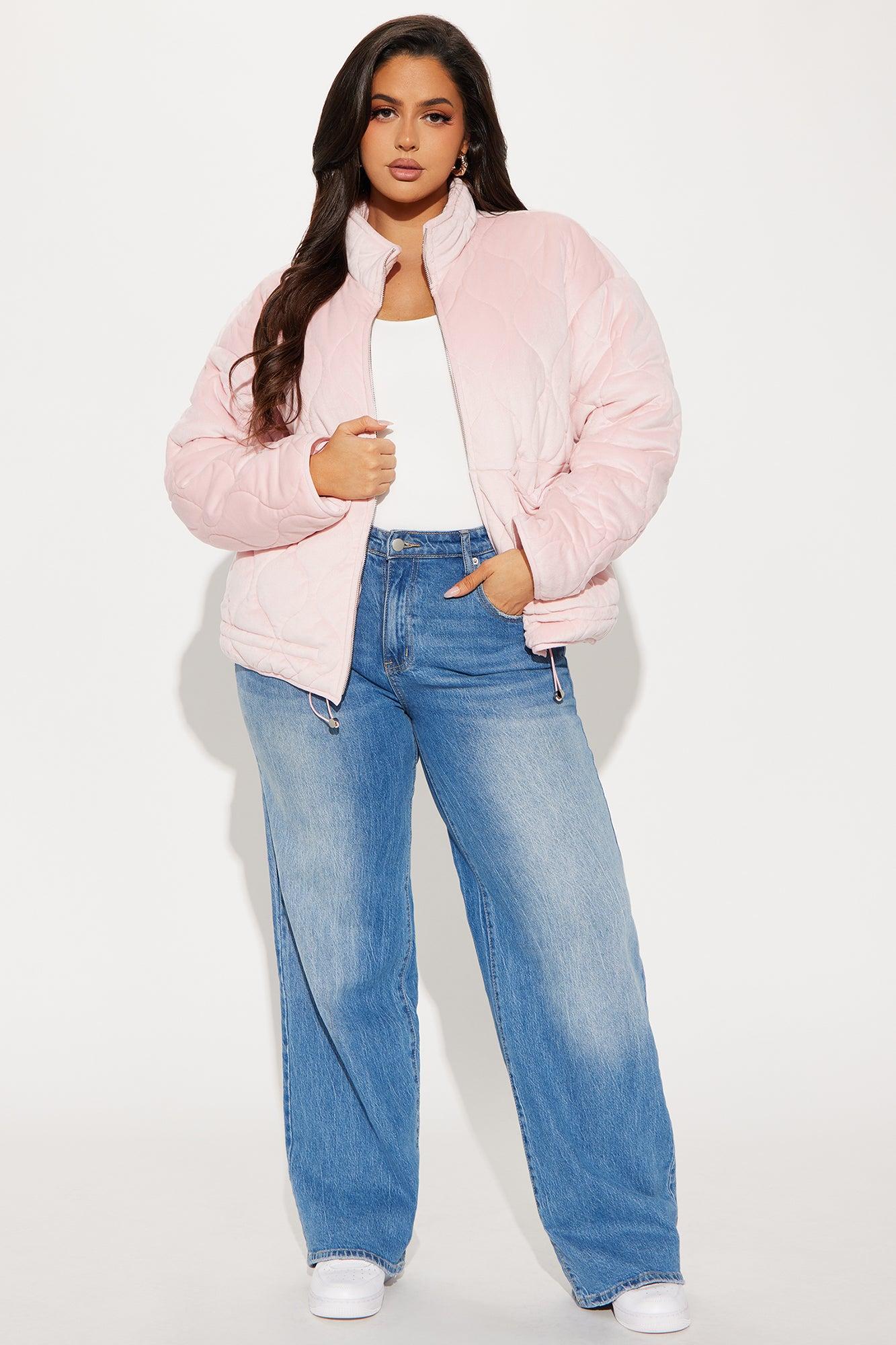 Ski Lift Lightweight Quilted Puffer Jacket - Pink Female Product Image