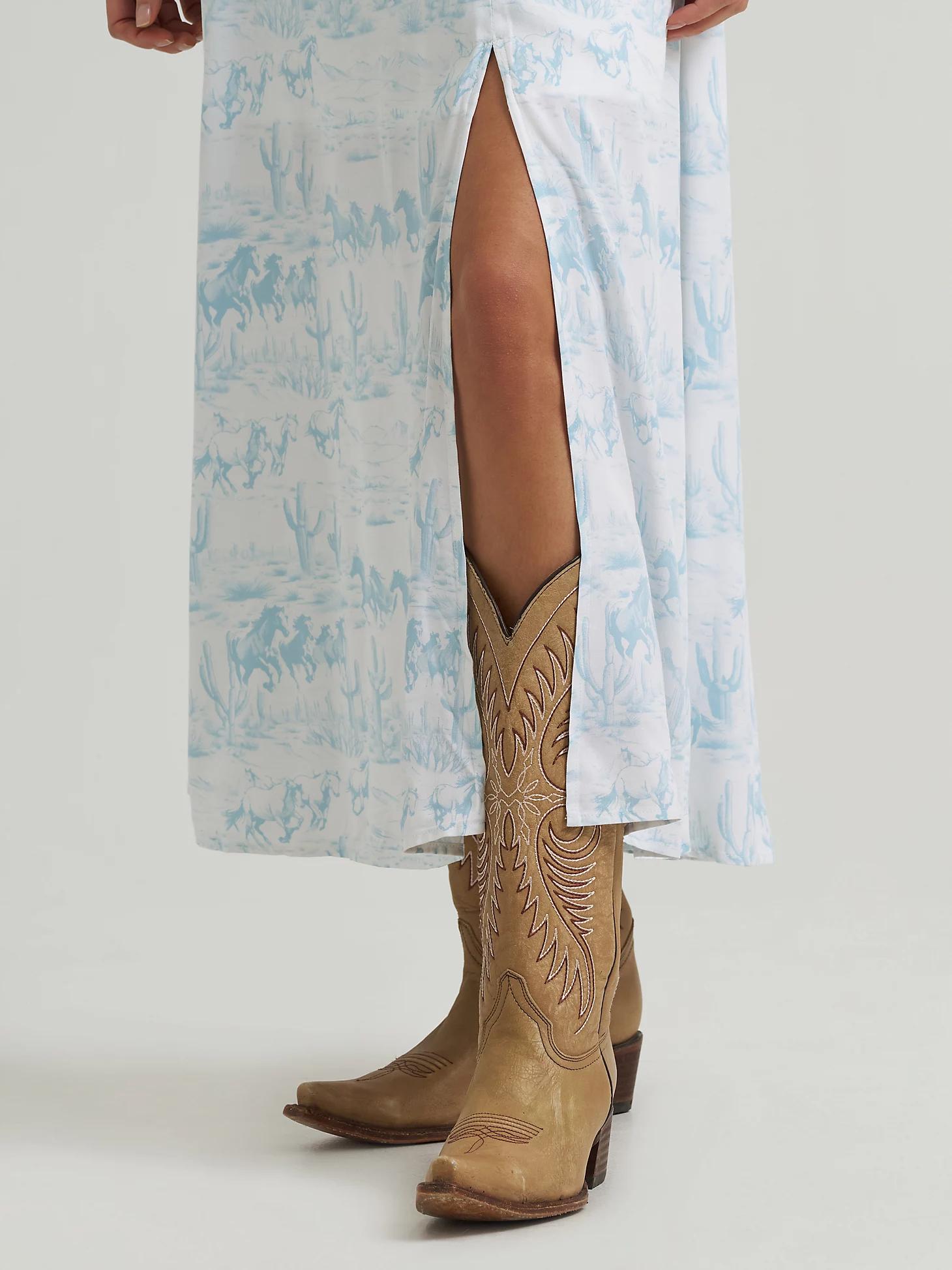 Women's Western Tank Maxi Dress in Country Toile Product Image