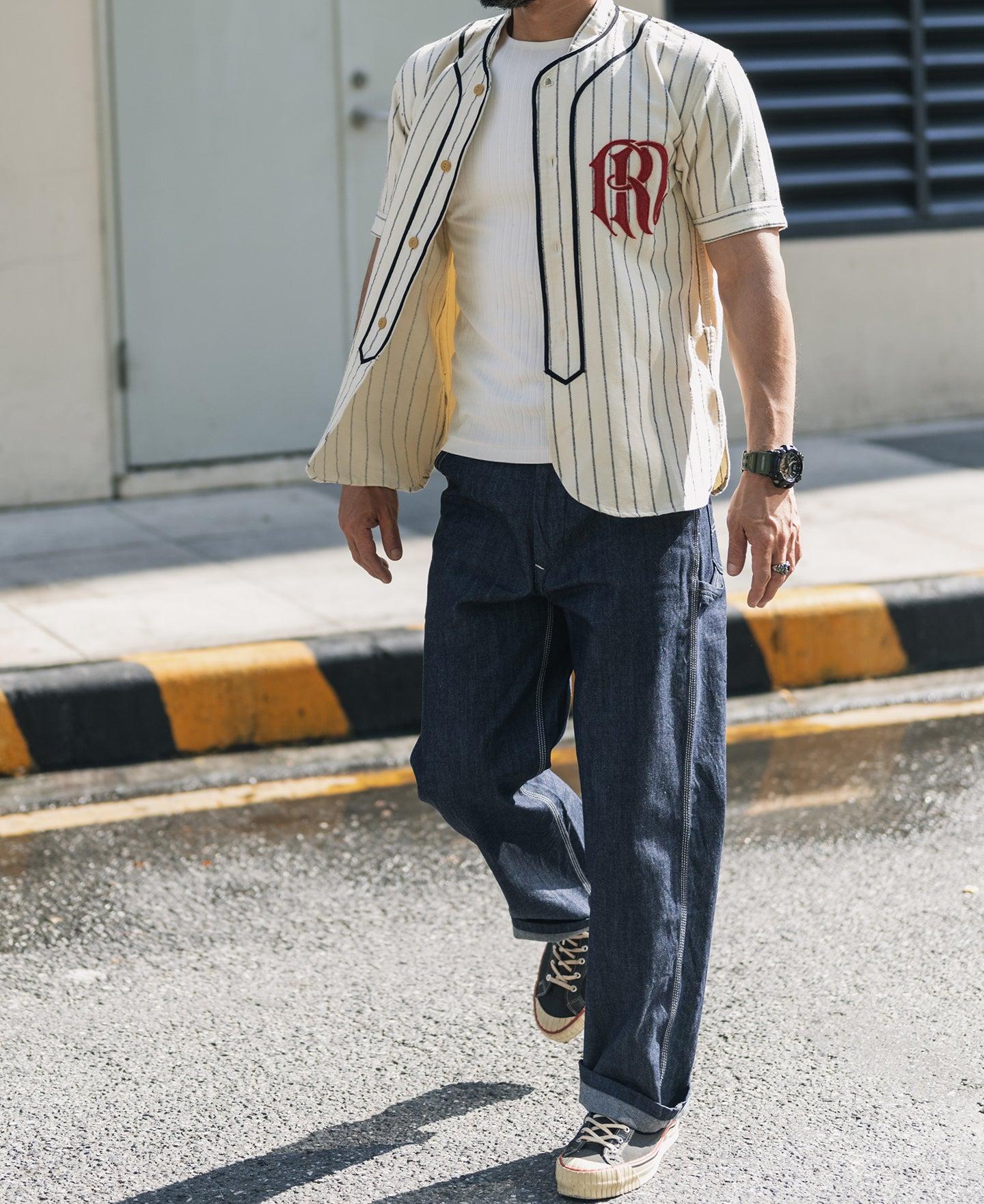 1950s Indigo Denim Painter Pants Product Image