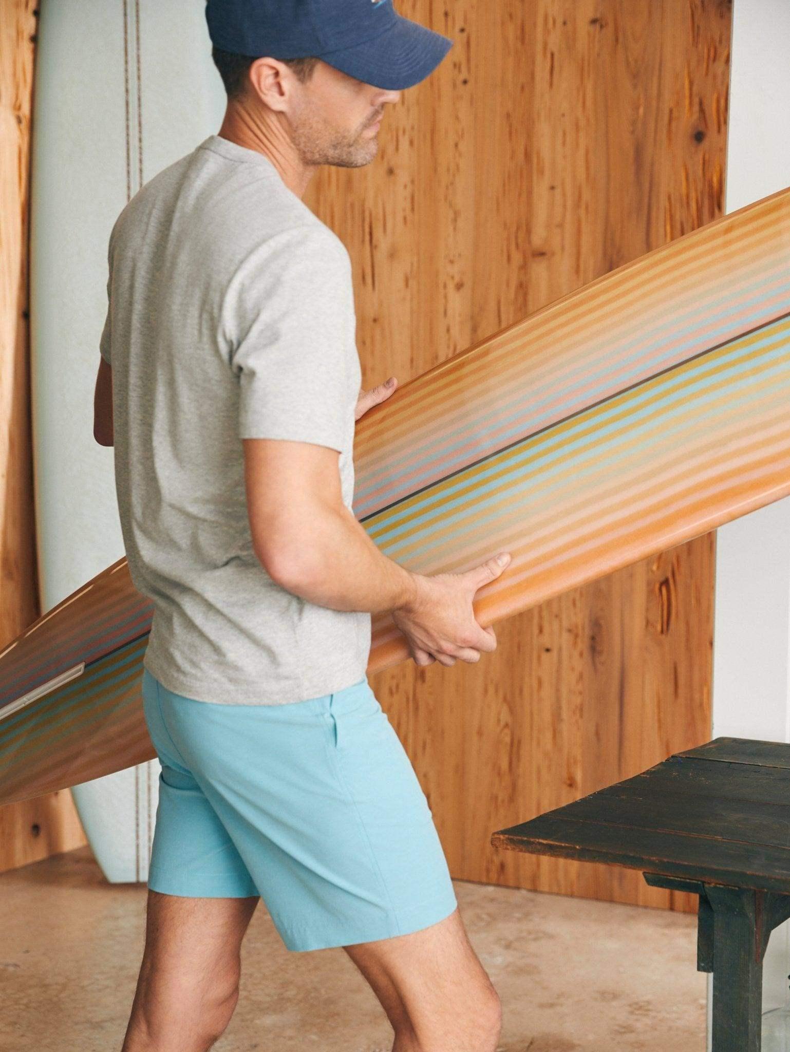 All Day™ Short 1.0 (7") - Turquoise Sky Male Product Image