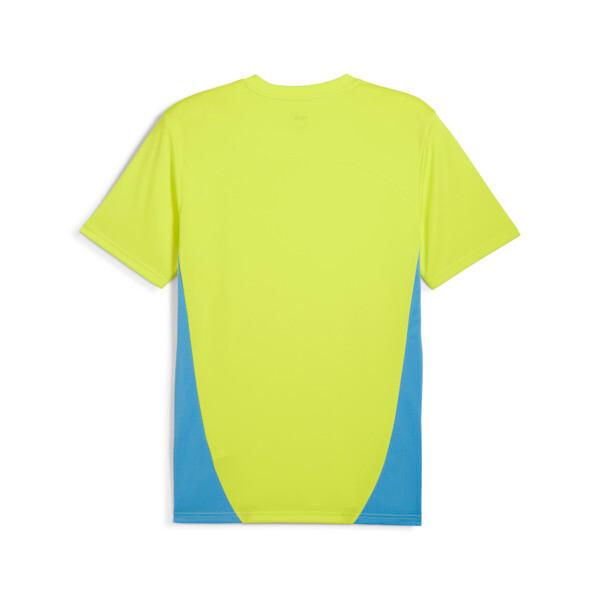 PUMA Manchester City Men's Training Soccer Jersey in Yellow Glow/Magic Blue Product Image
