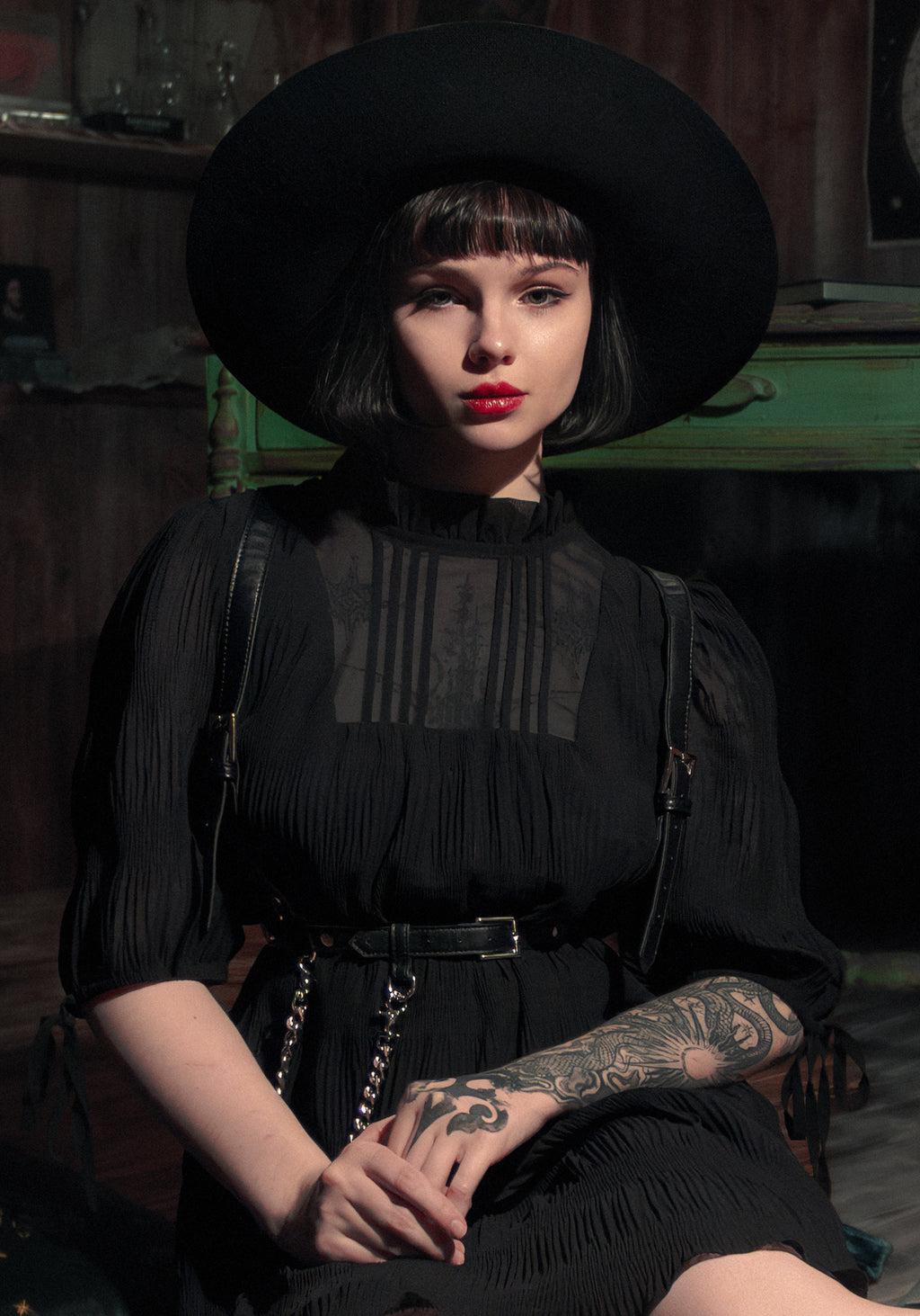 Marianna Chiffon Mini Dress Product Image