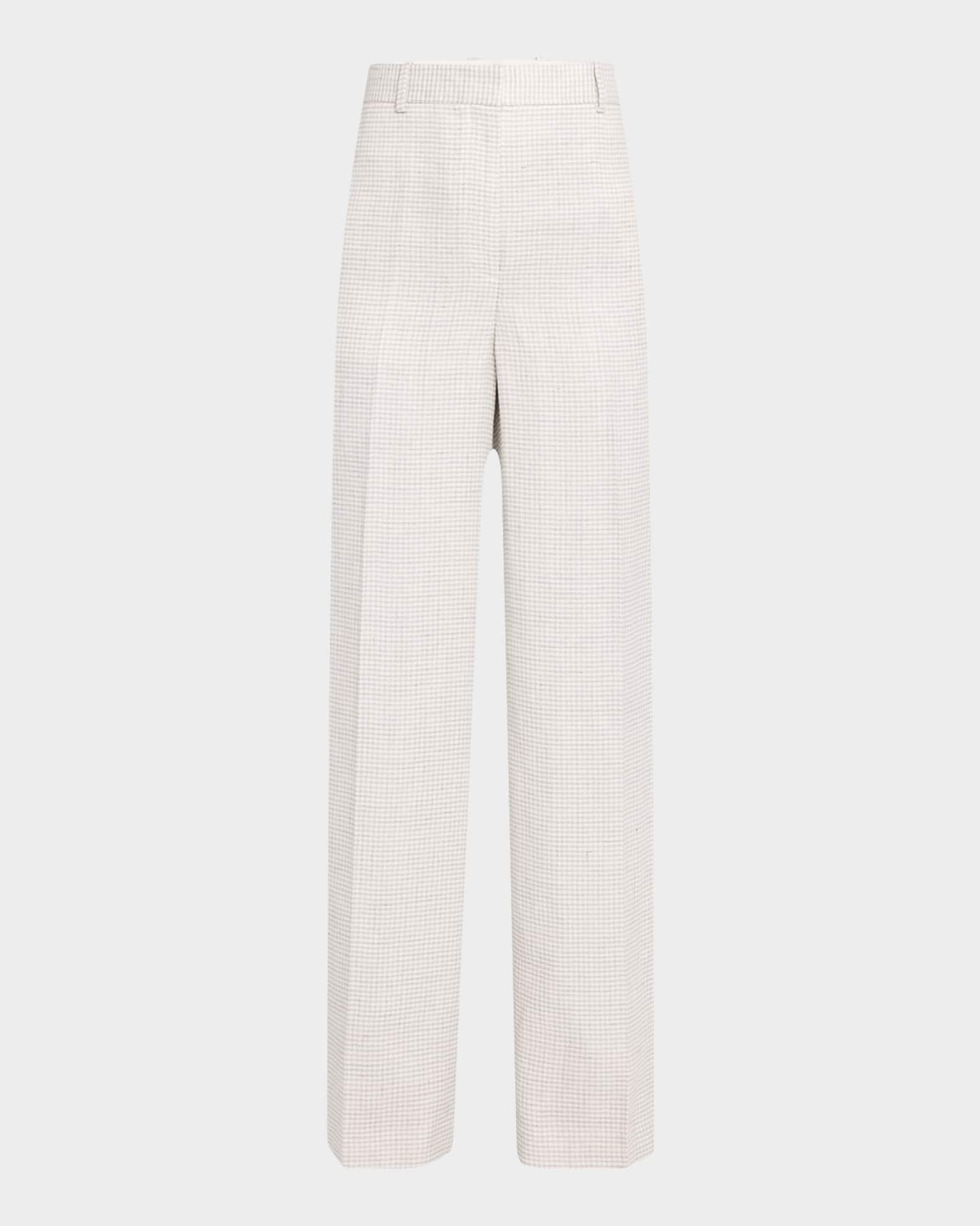 Houndstooth Classic Straight Trousers Product Image