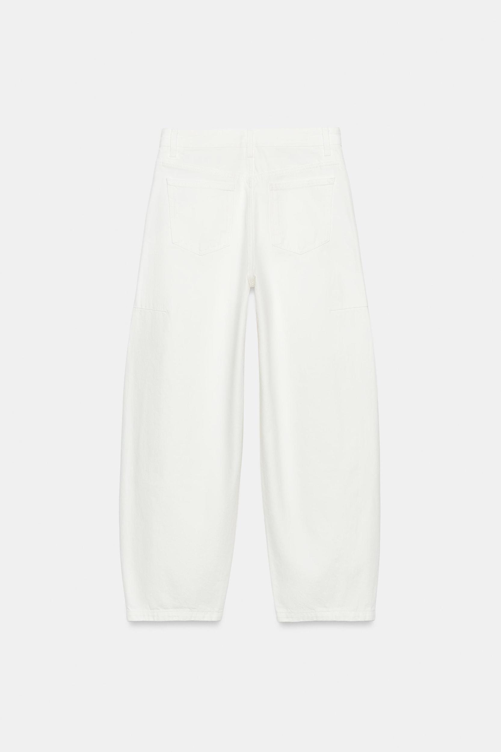 ZW COLLECTION MID-RISE ANKLE BALLOON JEANS Product Image