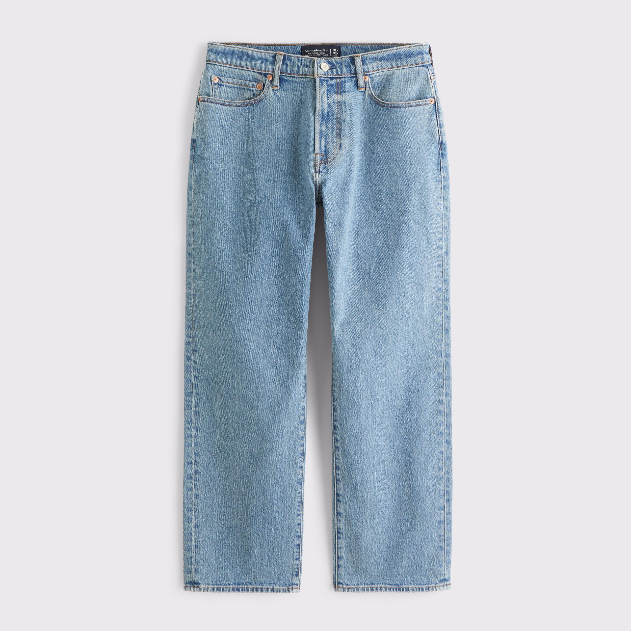 Athletic Relaxed Straight Jean Product Image