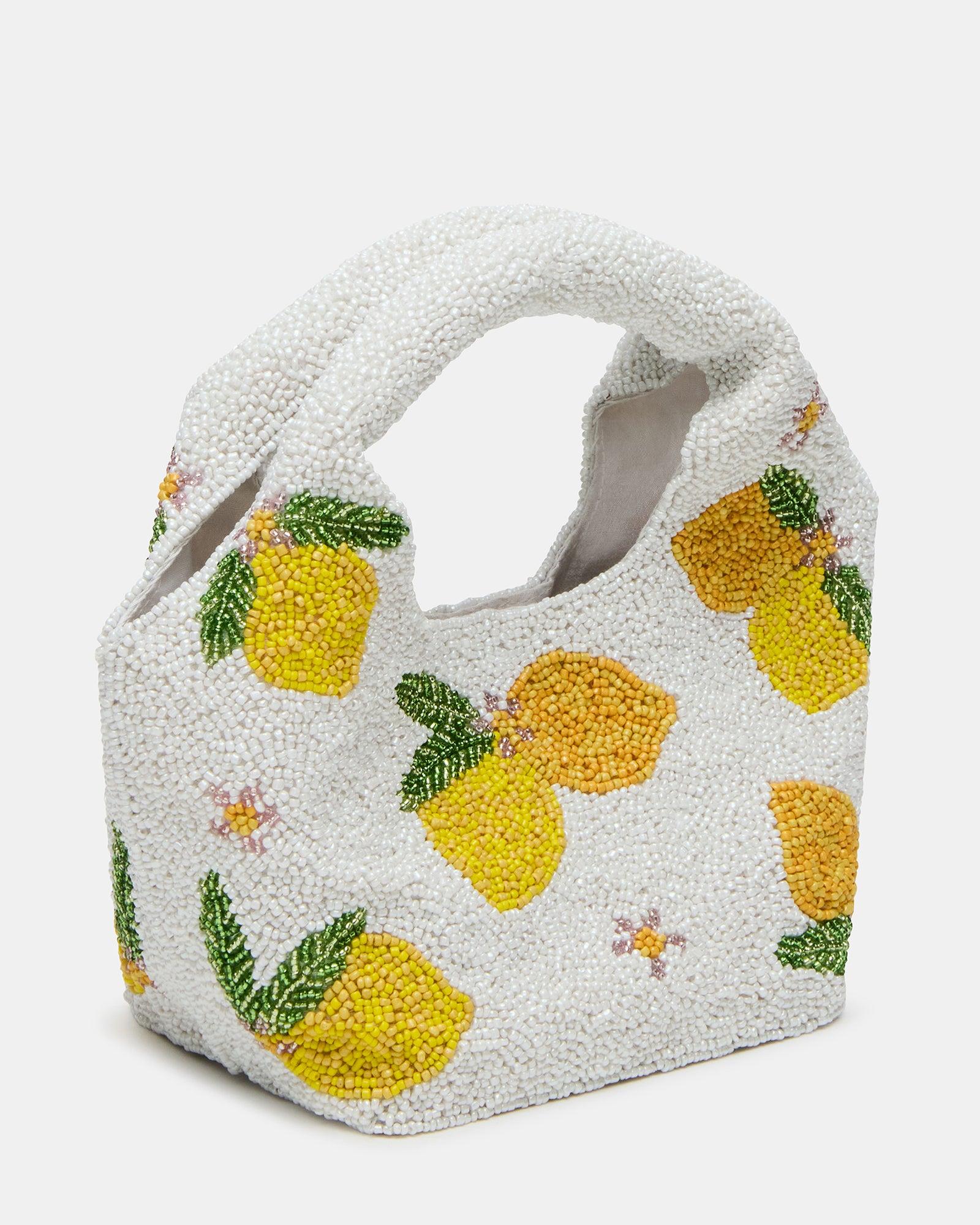 KINSLEY BEADED BAG LEMON Female Product Image