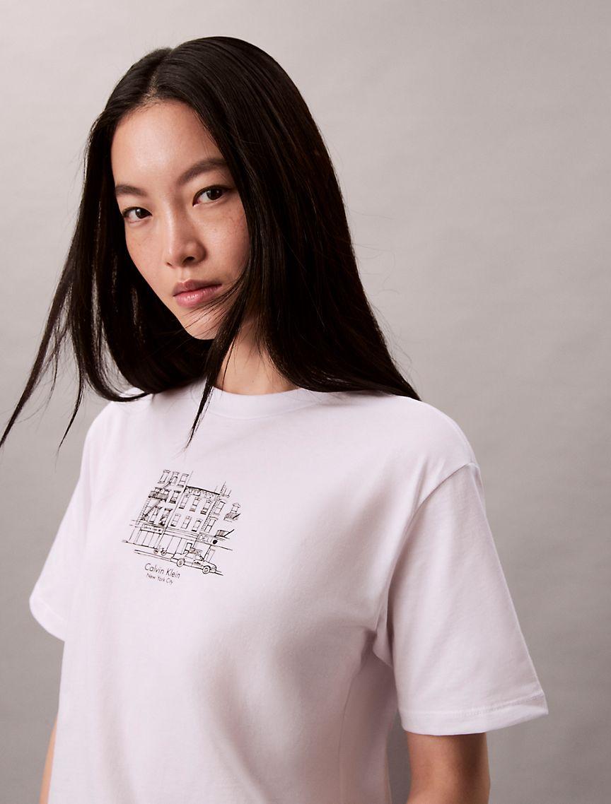 Embroidered Script Logo Classic T-Shirt Product Image