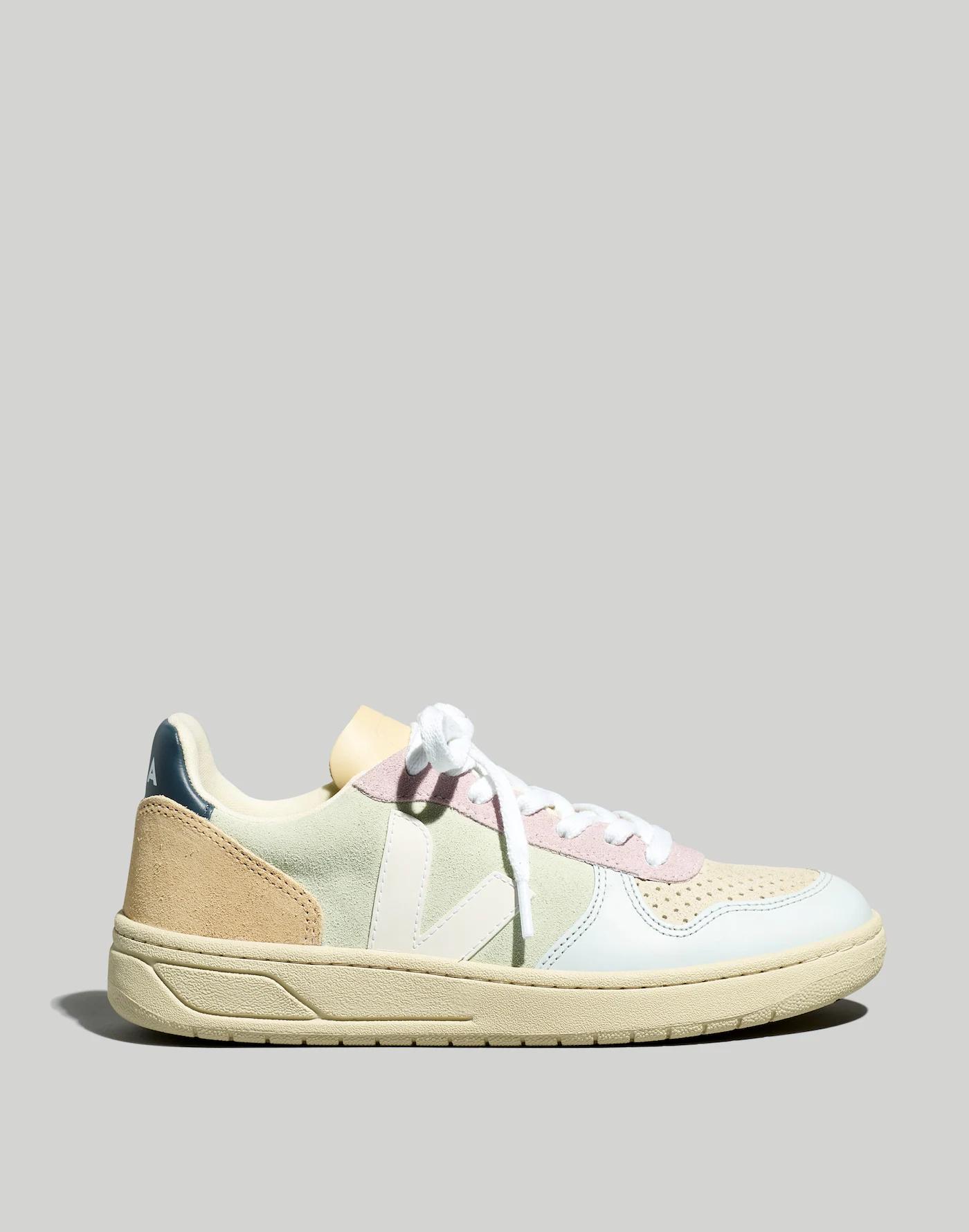 Veja™ Suede V-10 Sneakers in Blue Product Image