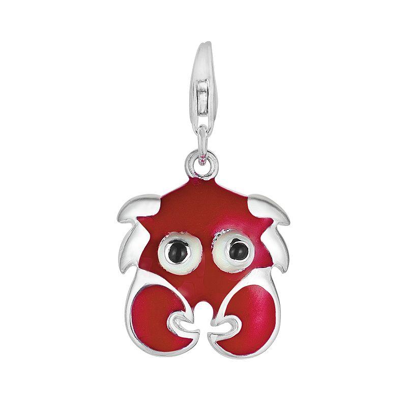 Sterling Silver Lobster Charm, Women's Product Image