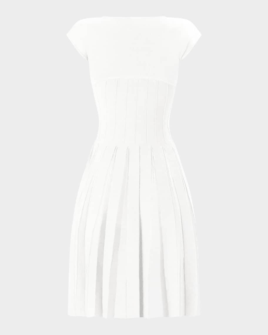 The Annabel Pleated Rib Knit Dress Product Image