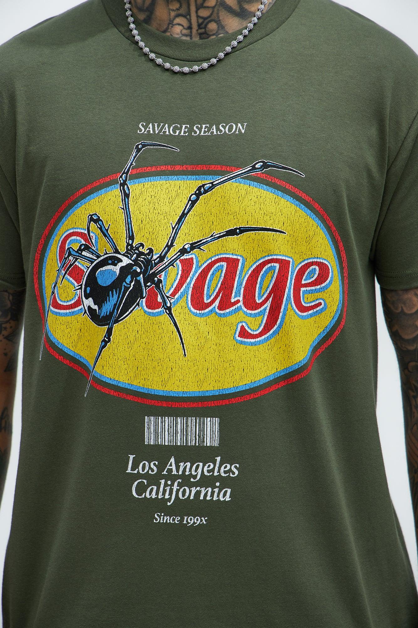 Savage LA Short Sleeve Tee - Olive Product Image