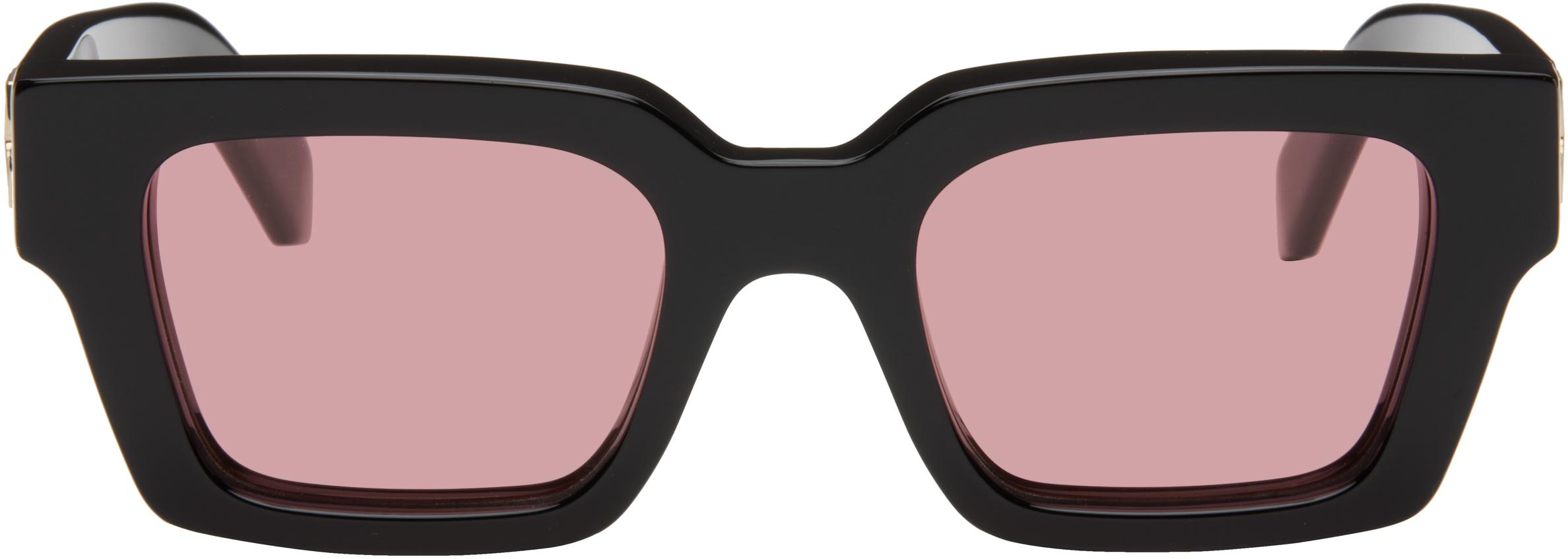 OFF-WHITE Virgil Rectangular Sunglasses In Pink Product Image