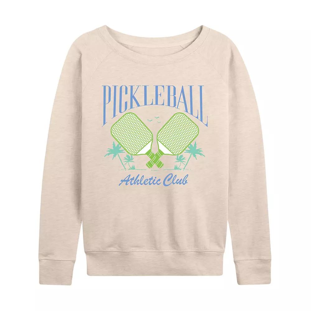 Women's Pickleball Athletic Club French Terry Long Sleeve Tee, Girl's,  Product Image