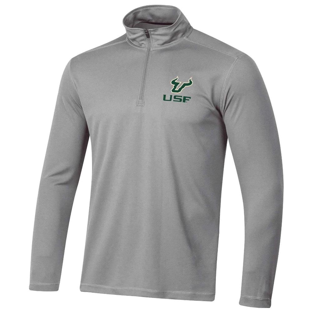 NCAA Arkansas Razorbacks Men's Gray 1/4 Zip Sweatshirt - S Product Image