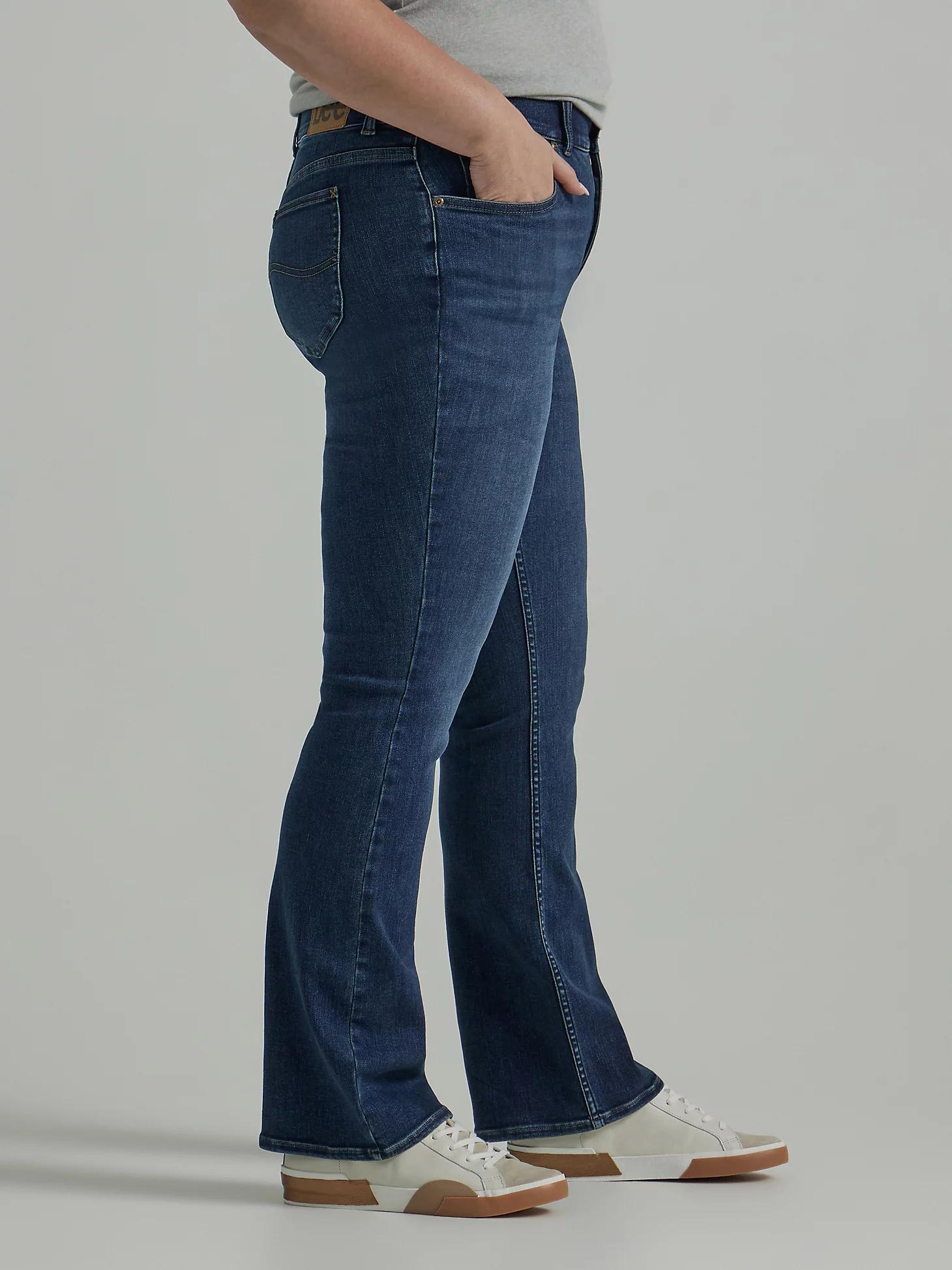 Women's Ultra Lux Comfort with Flex Motion Bootcut Jean (Plus) | Women's Jeans | Lee® Product Image