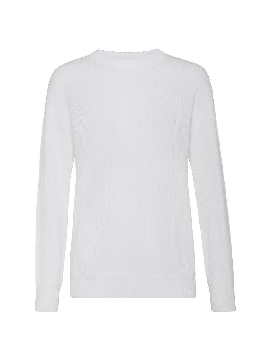 Womens Cotton English Rib Sweater Product Image