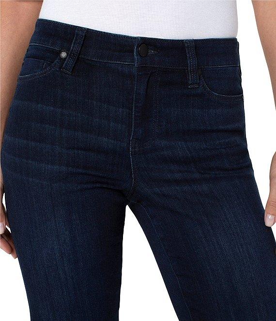 Liverpool Los Angeles Kennedy Silky Stretch Straight Leg Mid Rise Denim Jeans Product Image