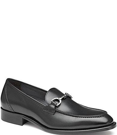 Johnston  Murphy Mens Ellsworth Leather Bit Buckle Loafers Product Image