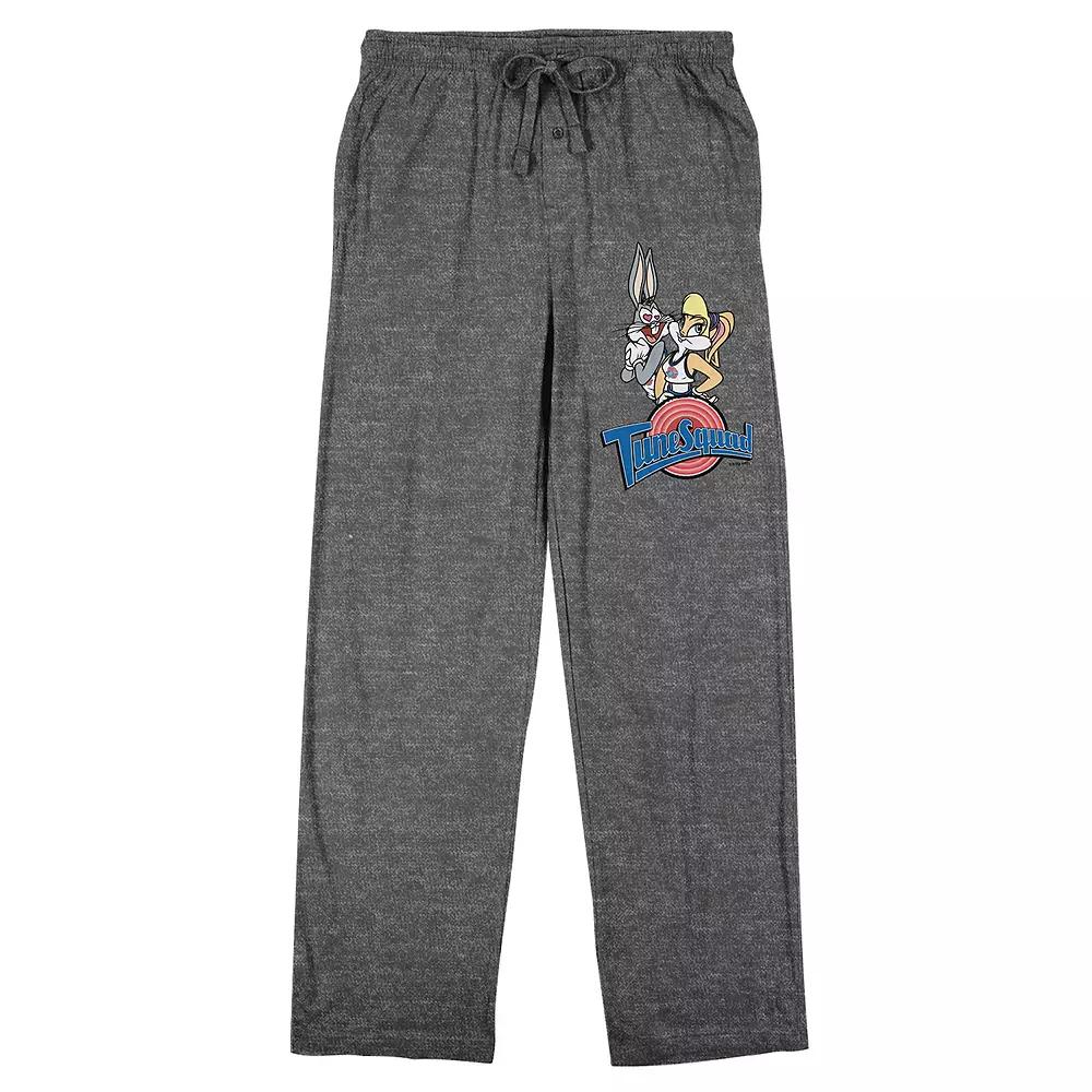 Men's Space Jam (1996) Tune Pajama Pants, Size: Large, Gray Product Image