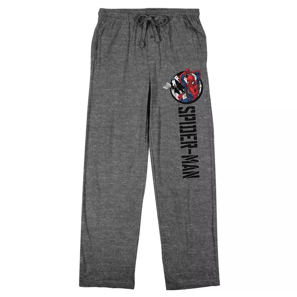 Men's Marvel Spider-Man Classic Pajama Pants, Size: Medium, Gray Product Image