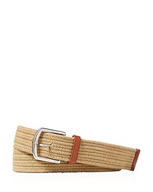 Ralph Lauren Leather Trimmed Braided Belt Product Image