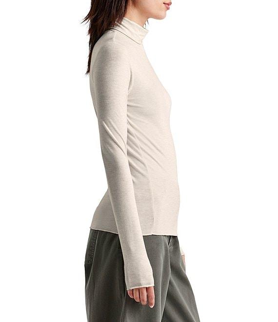 Splendid Bamboo Turtleneck Long Sleeve Tee Product Image