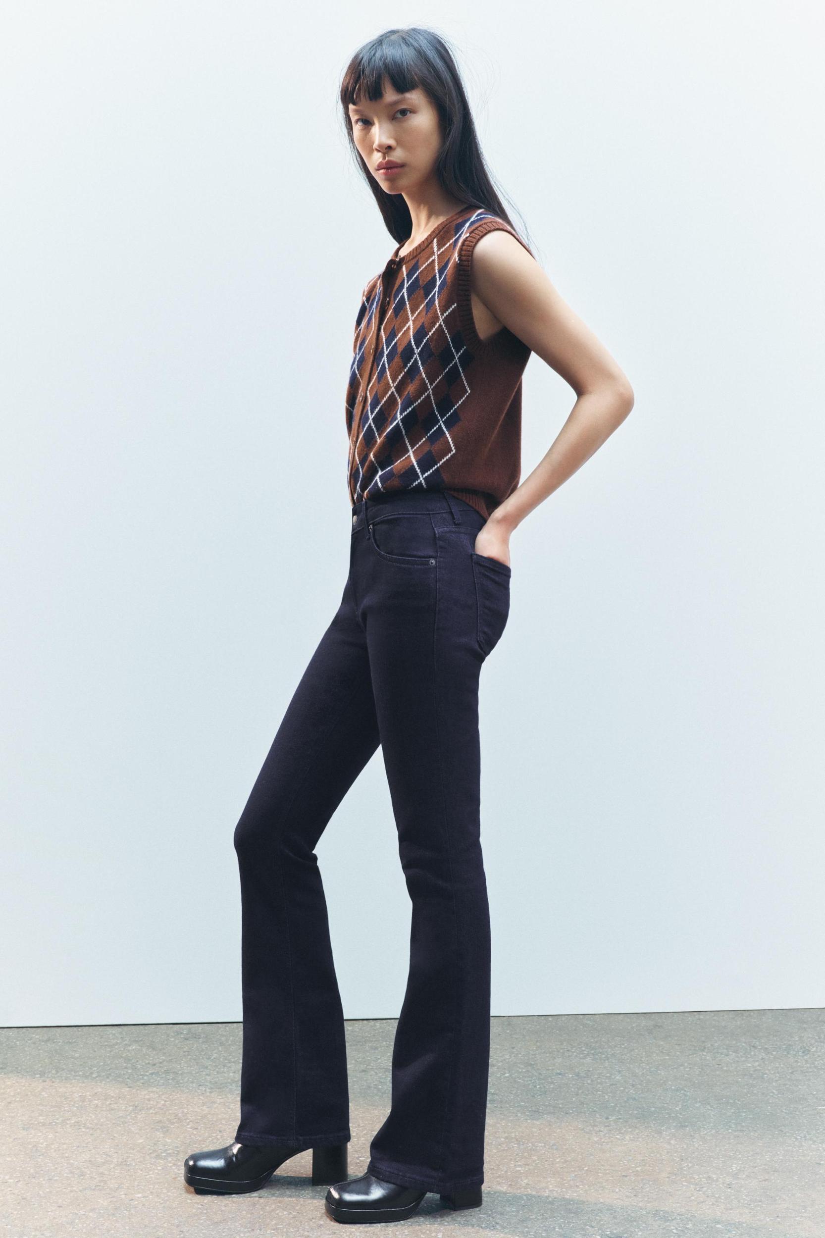 ZW COLLECTION LOW WAIST BOOTCUT JEANS Product Image