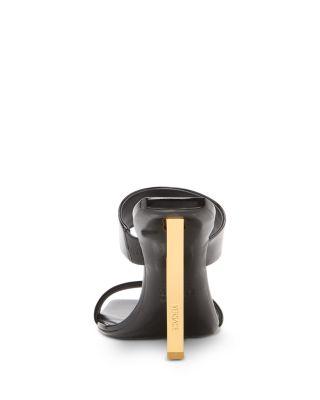 Women's Leather High Heel Sandals Product Image