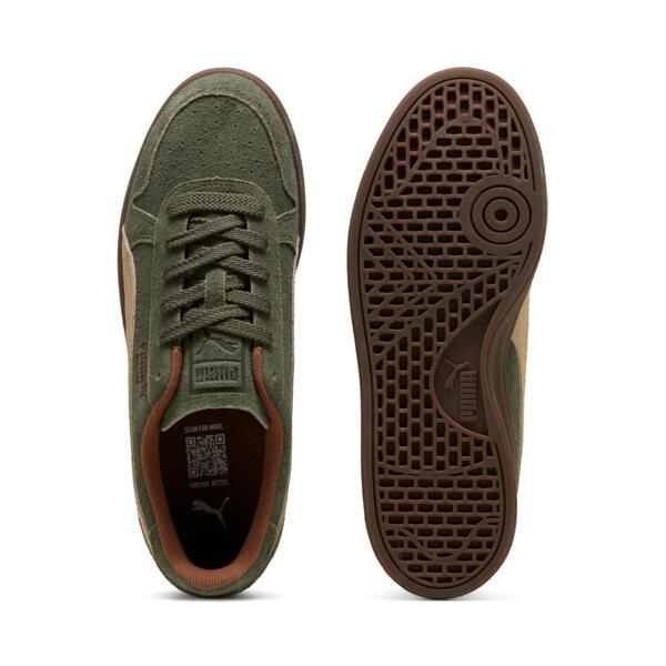 PUMA Indoor R-Suede Men's Sneakers in Dark Olive/Haute Coffee Product Image