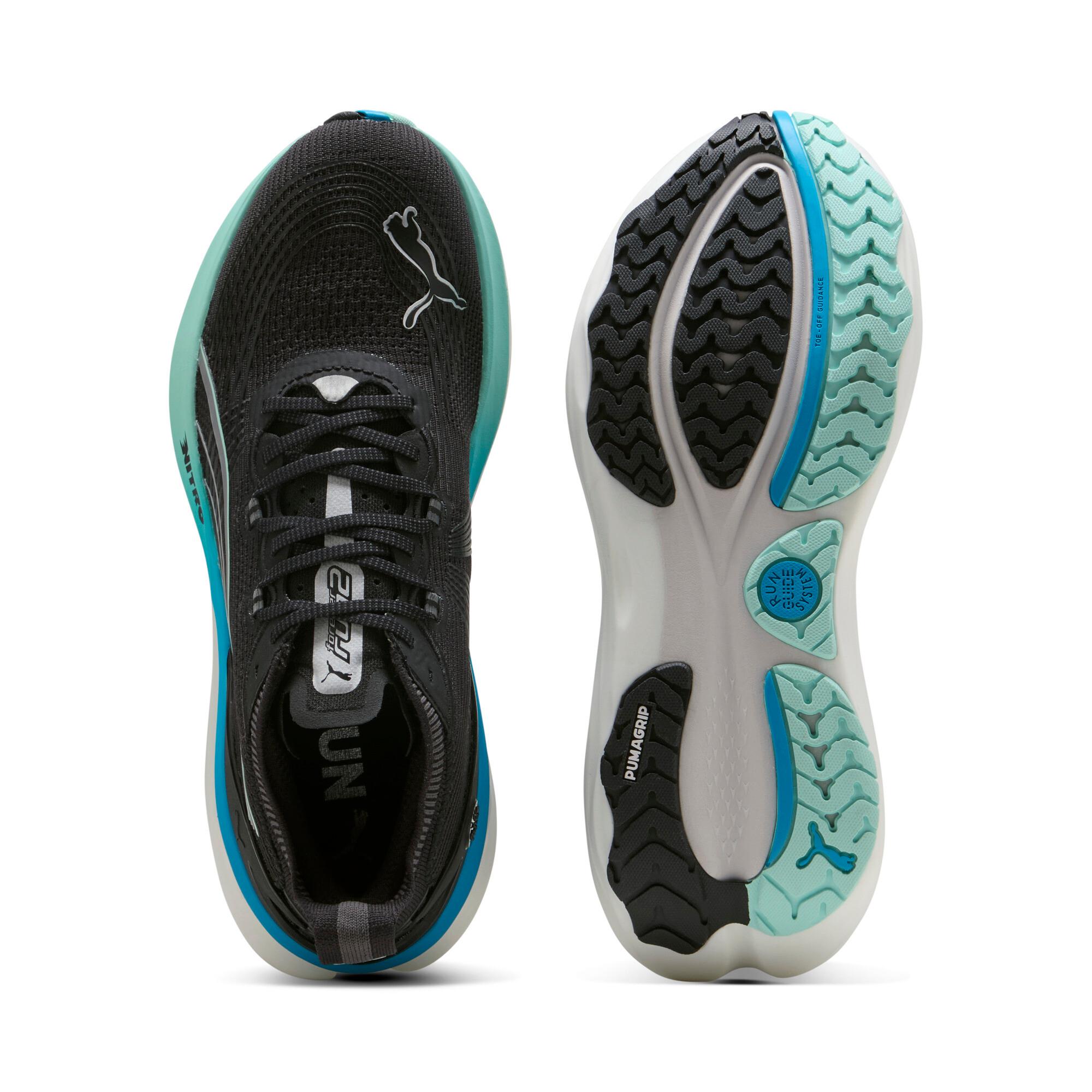 PUMA ForeverRun NITROâ¢ 2 Men's Running Shoes in Black/Speed Blue Product Image