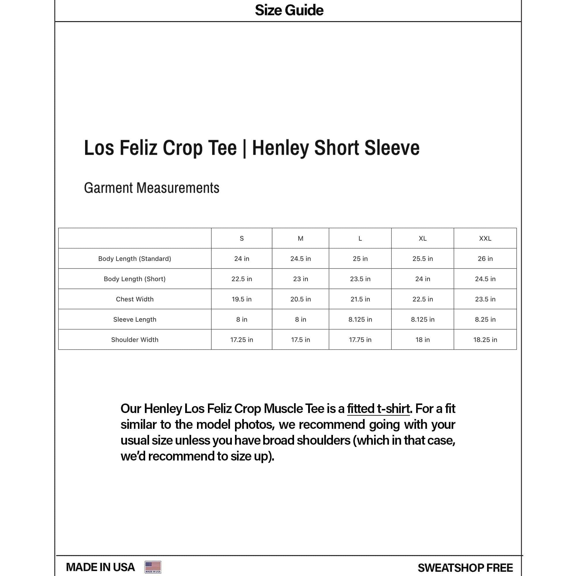 Los Feliz Crop Muscle Tee II | Heavyweight '25 Male Product Image