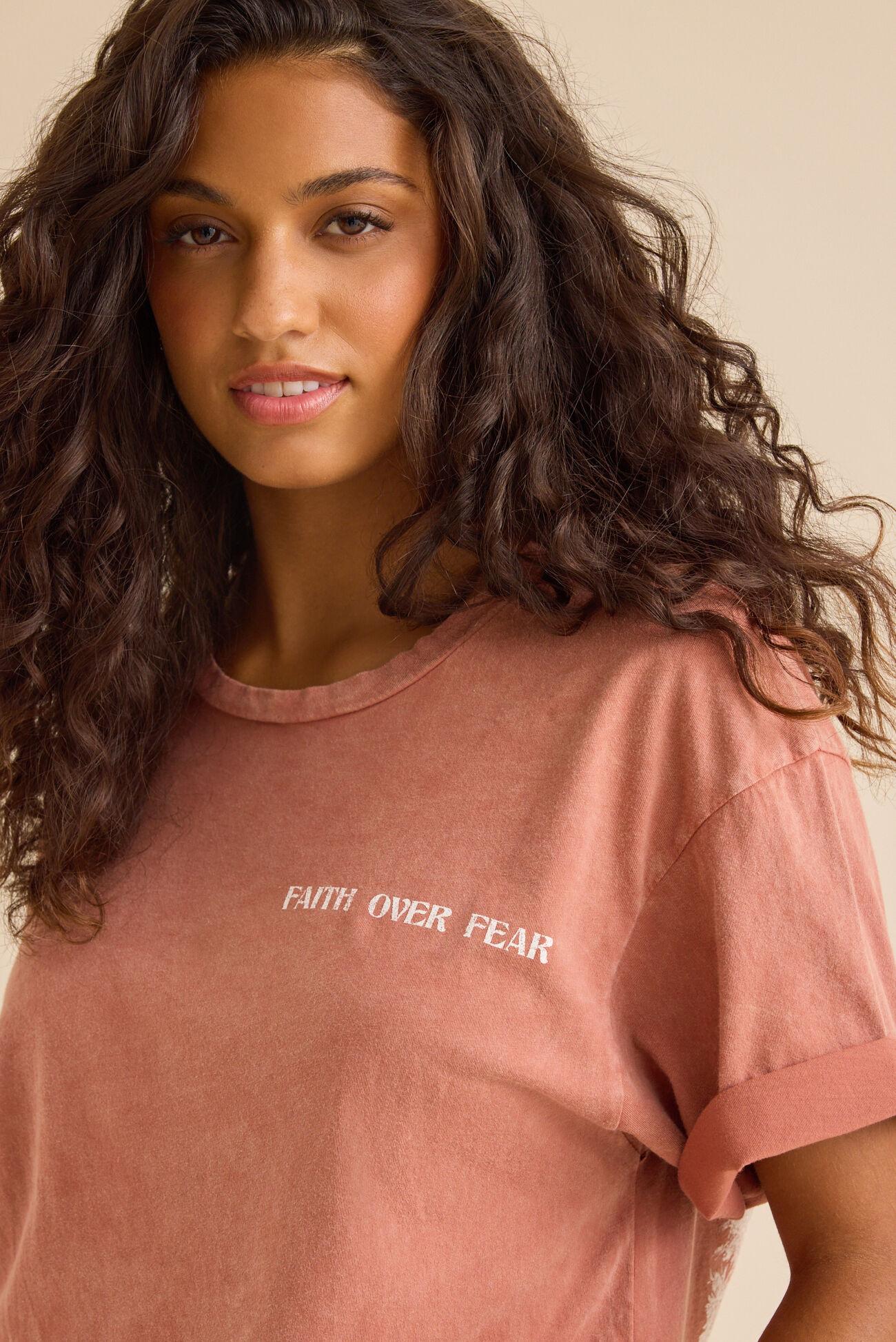 Faith Over Fear Graphic Tee Product Image