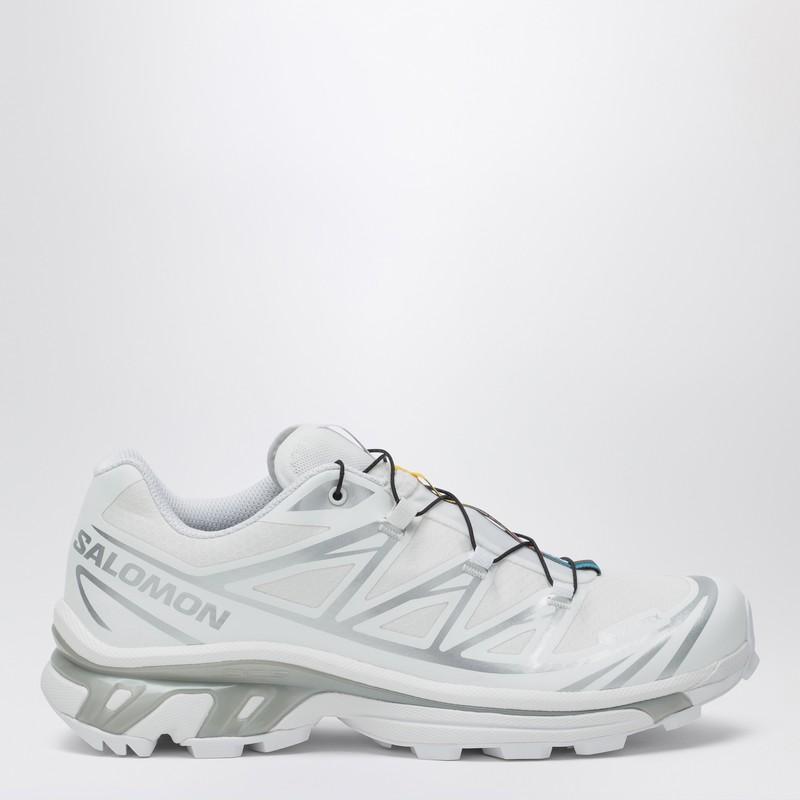 SALOMON Mens White White Silver Xt-6 Gtx Quick-lace Mesh Low-top Trainers Product Image