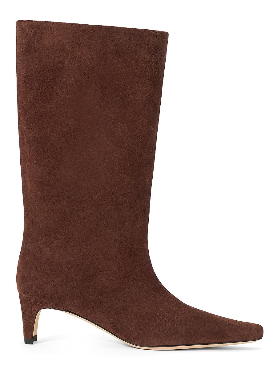 Womens Wally 55MM Midcalf Suede Knee Boots Product Image
