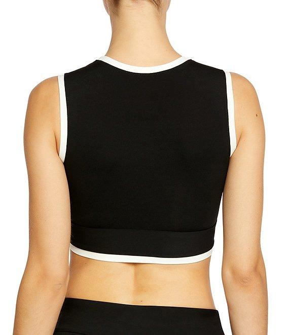 ROBIN PICCONE Tierna Solid Skirted Swim Bottom Product Image