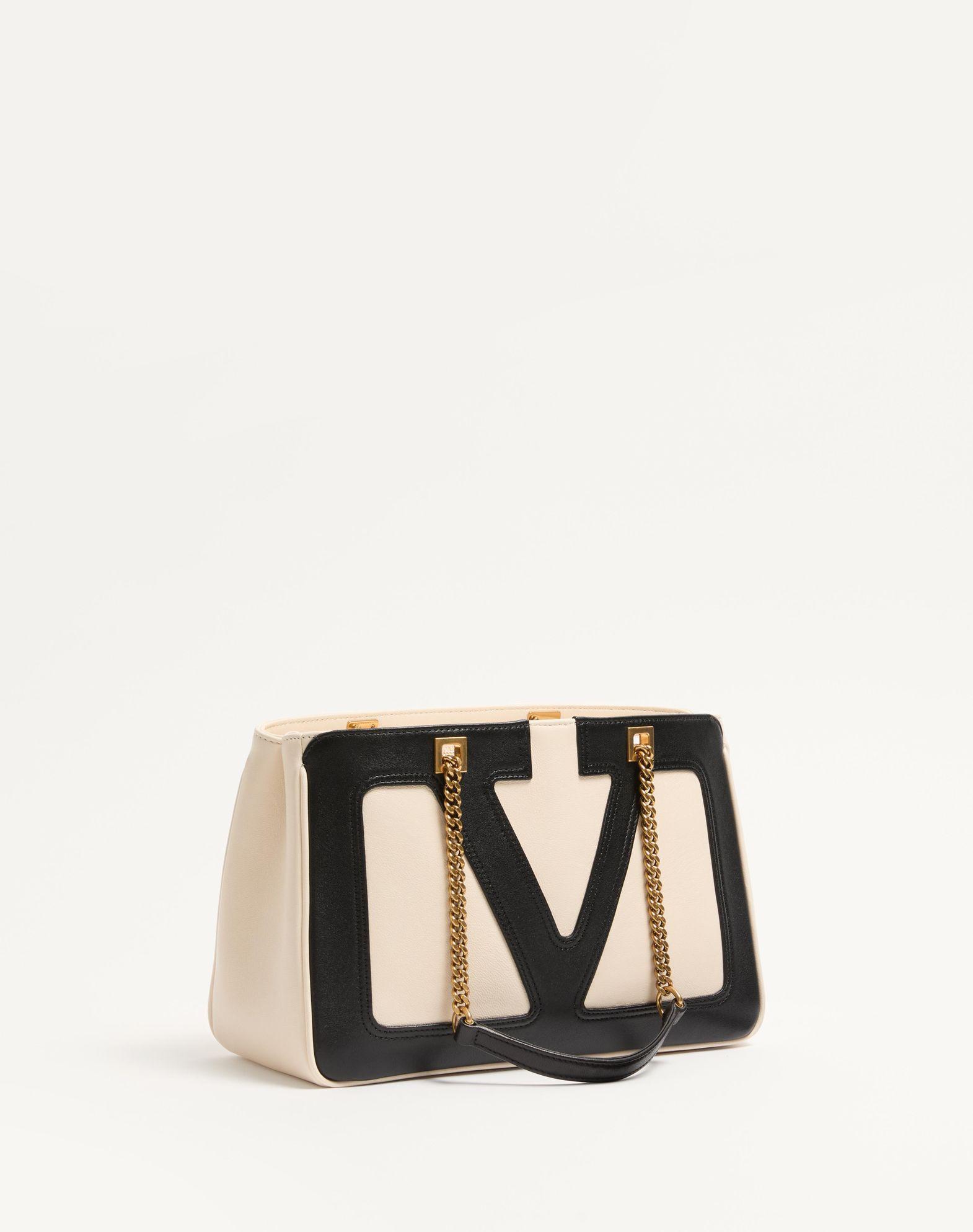 VALENTINO GARAVANI VIVA SUPERSTAR SMALL NAPPA LEATHER SHOPPING BAG Product Image