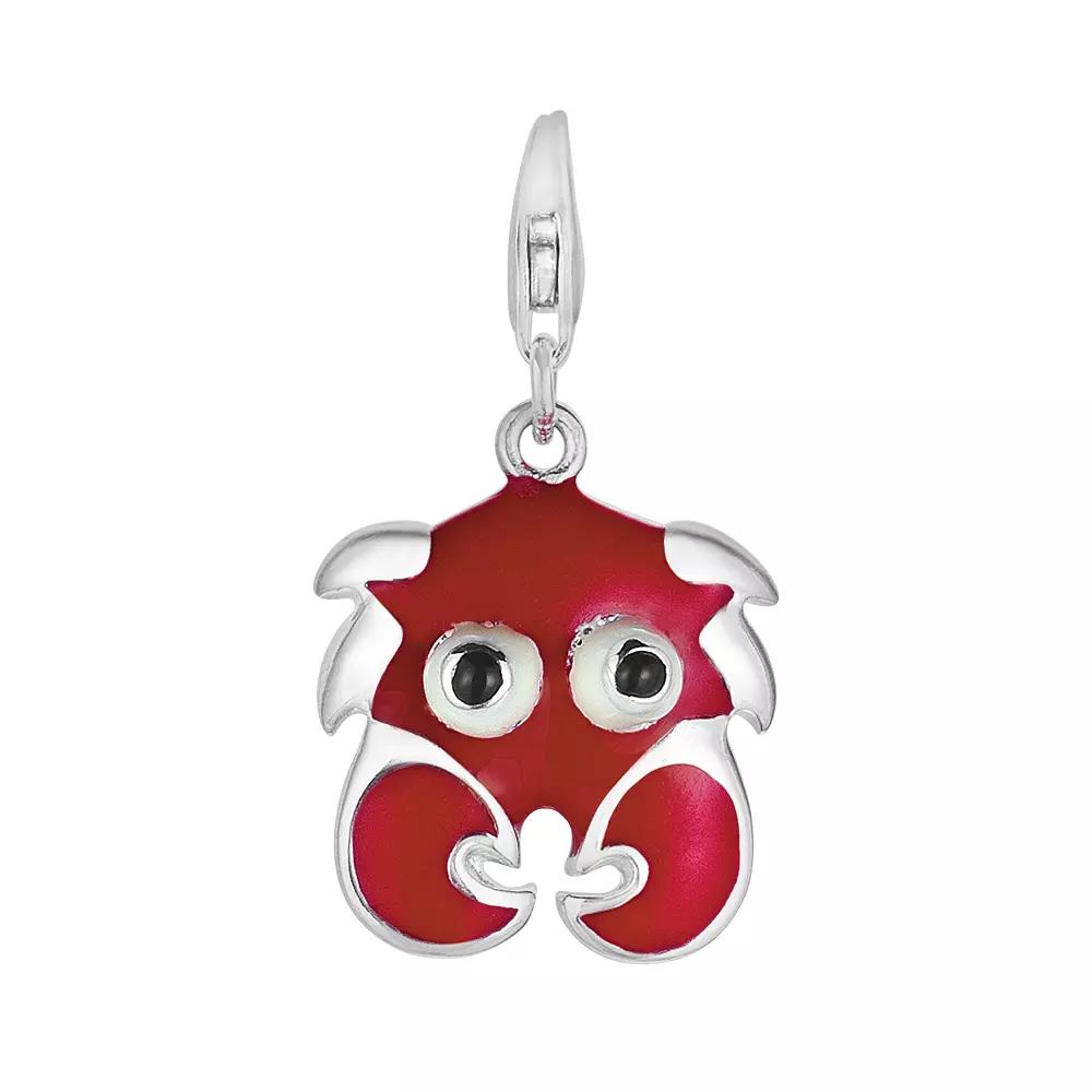 Sterling Silver Lobster Charm, Women's Product Image