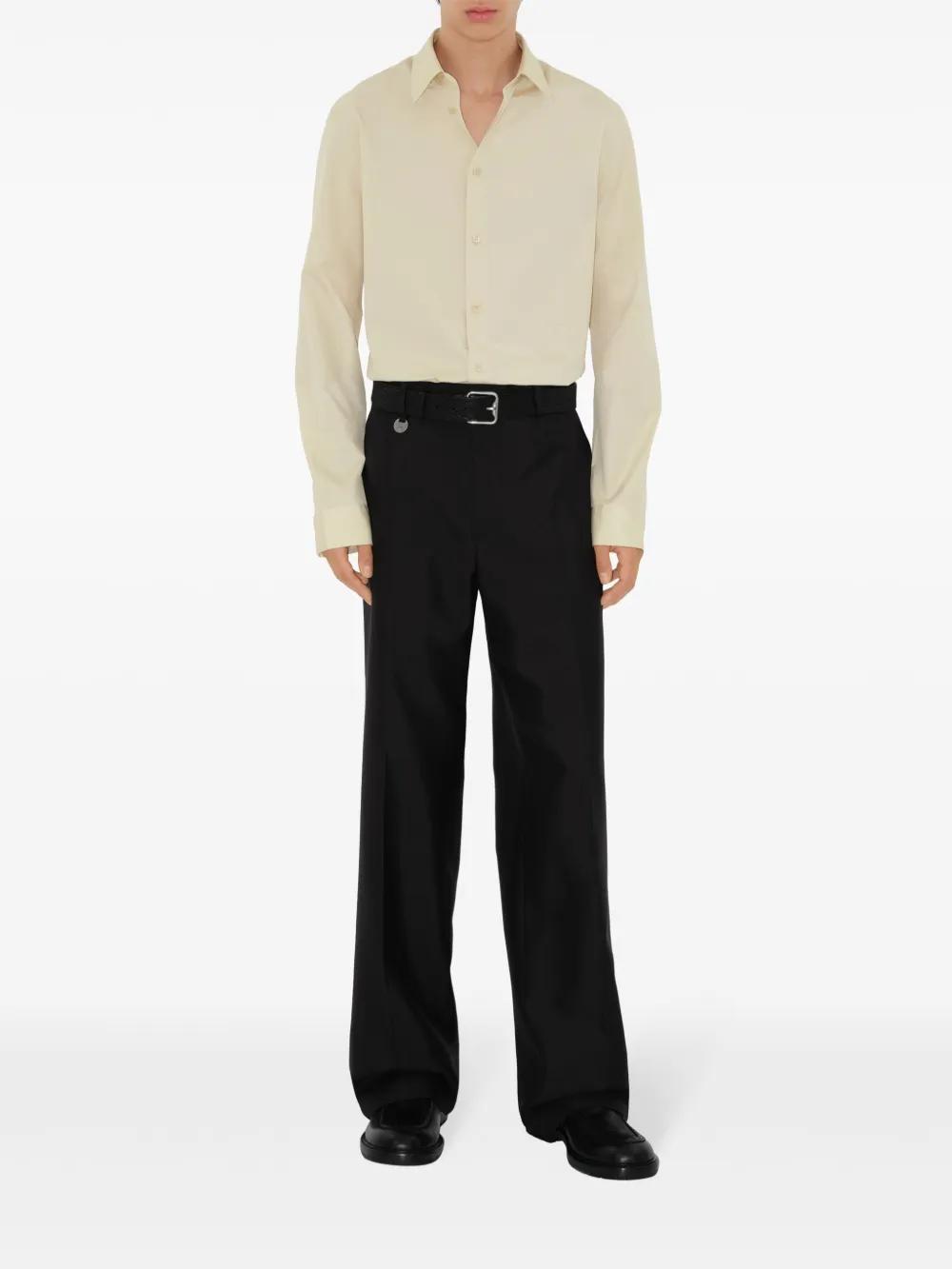 EDK-embroidered cotton shirt Product Image