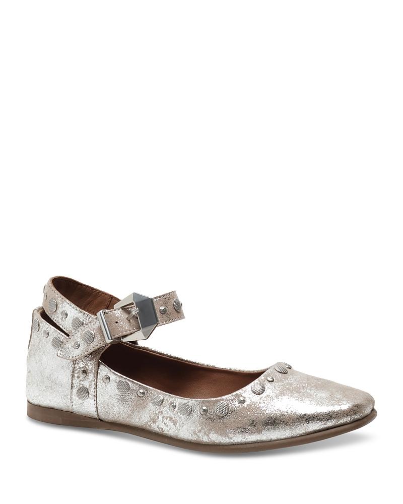 Free People Womens Mystic Ankle Strap Mary Jane Studded Flats Product Image