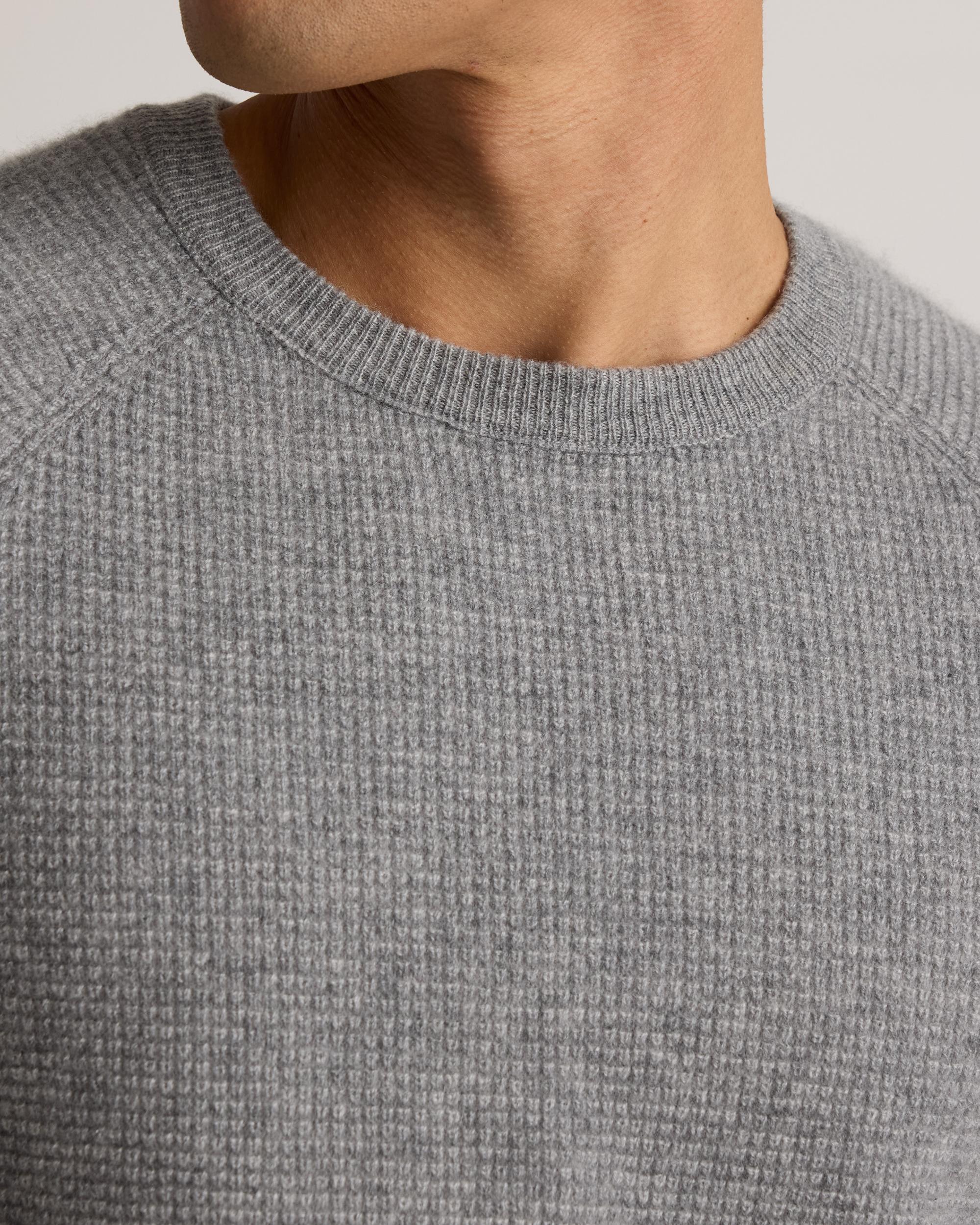 Quince | Men's Mongolian Cashmere Waffle Sweatshirt Knit Sweaters Product Image