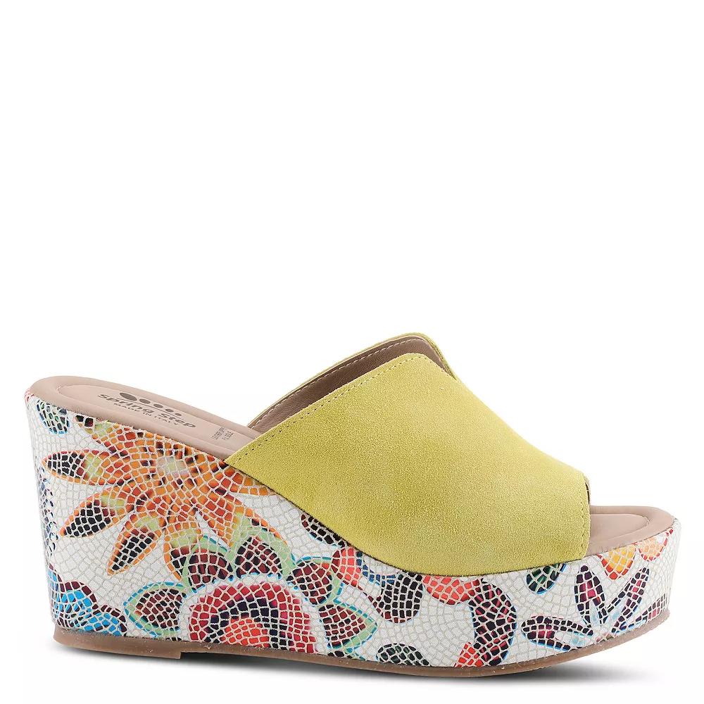 Spring Step Women's Laylani Mosaic Wedge Sandals,  Product Image