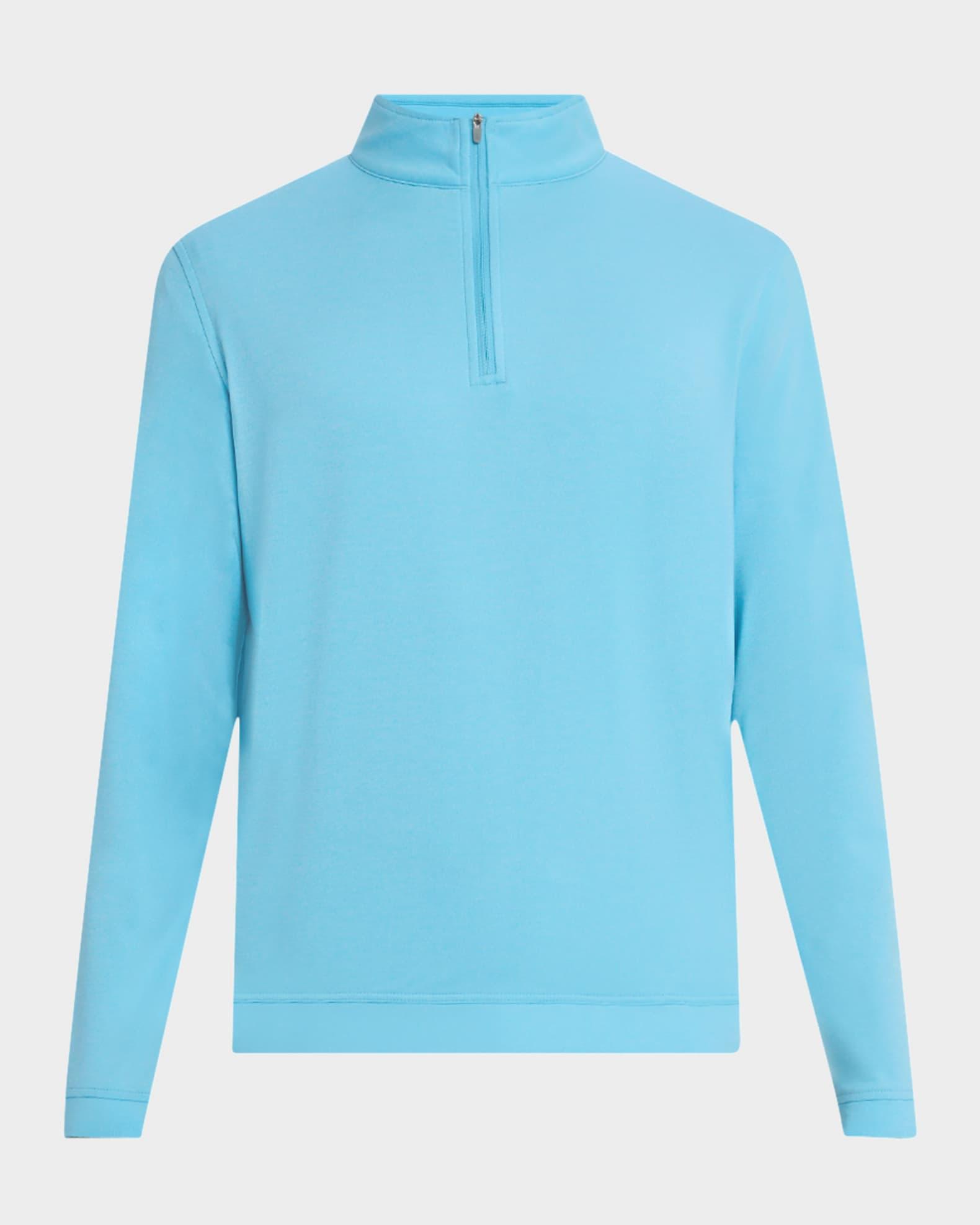 Mens Perth Melange Performance Quarter-Zip Sweater Product Image