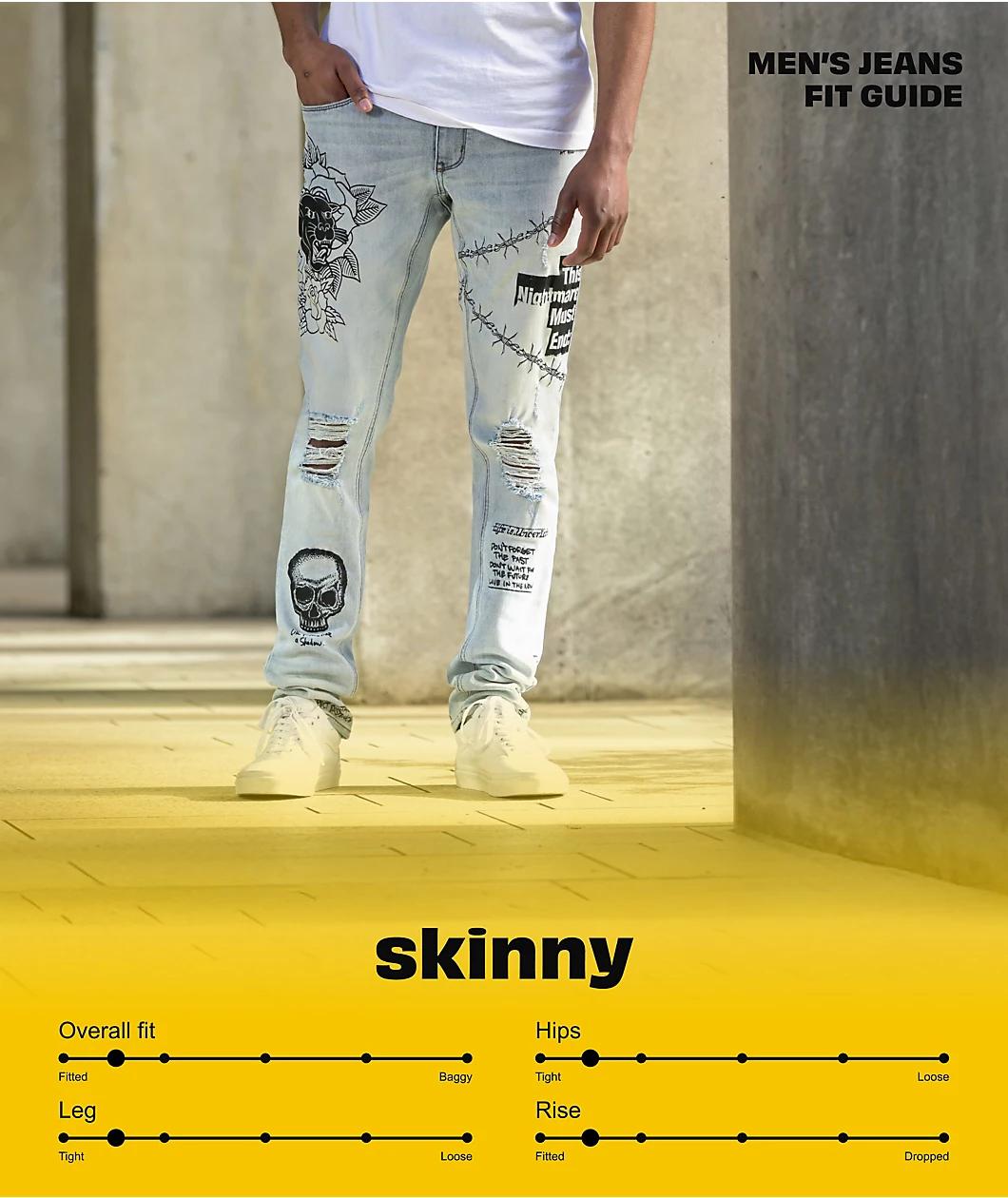 Ninth Hall Stacked Flare Grey Denim Jeans Product Image