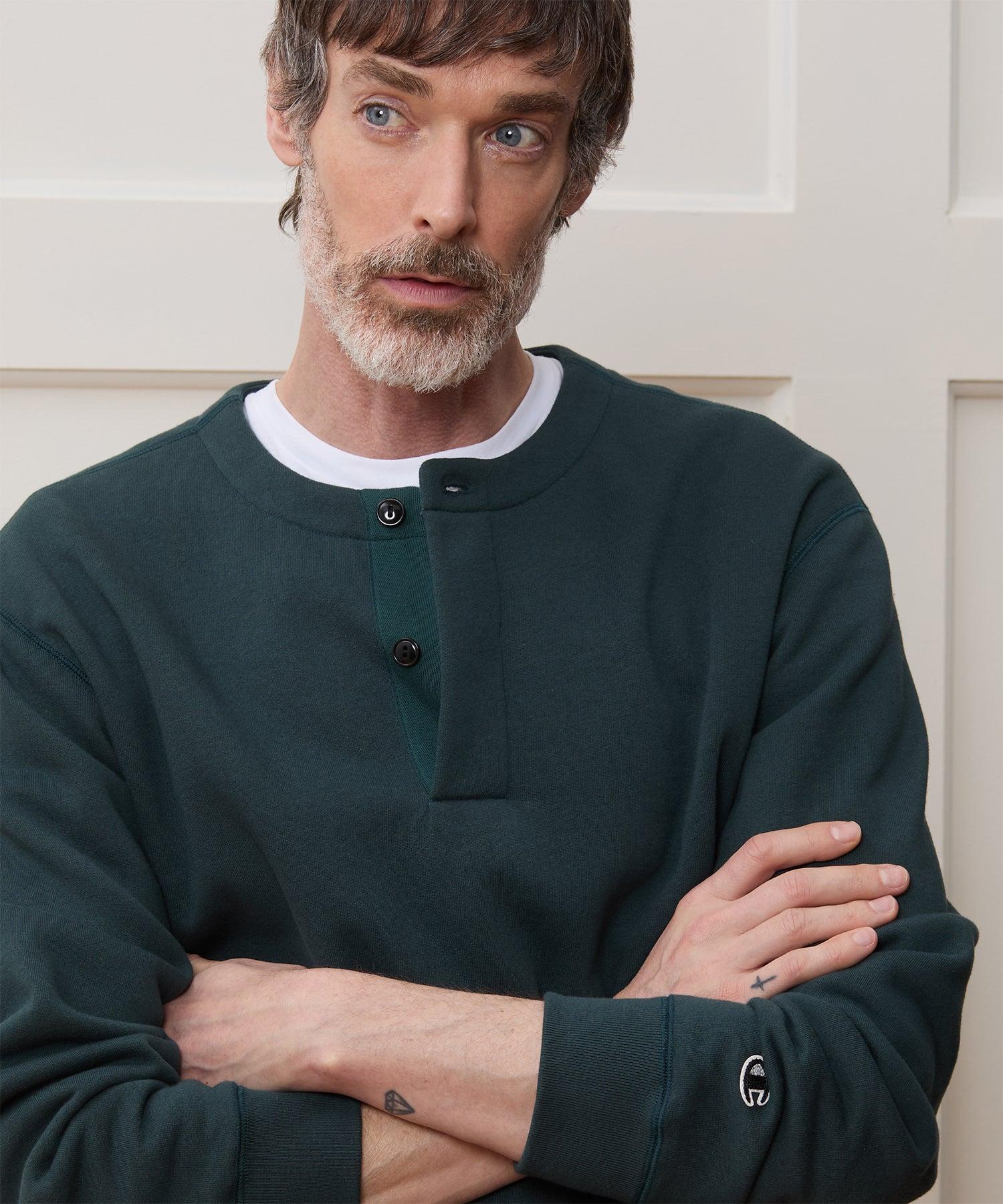 Champion Henley Sweatshirt Product Image