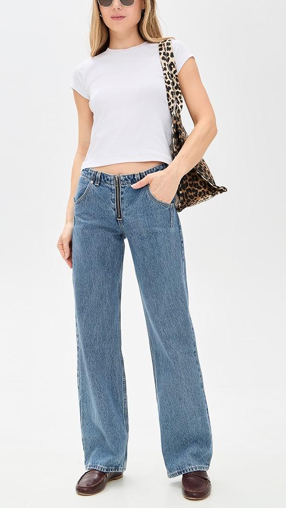 Levi's Low Loose Styled Zipper Jeans | Shopbop Product Image