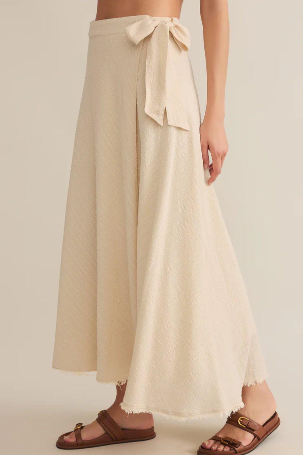 Salerno Wrap Midi Skirt Product Image