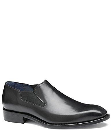 Johnston  Murphy Collection Mens Larson Leather Slip On Loafers Product Image